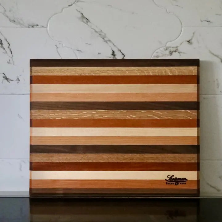 12.75x15.75 Medium Striped Classic Butcher Block