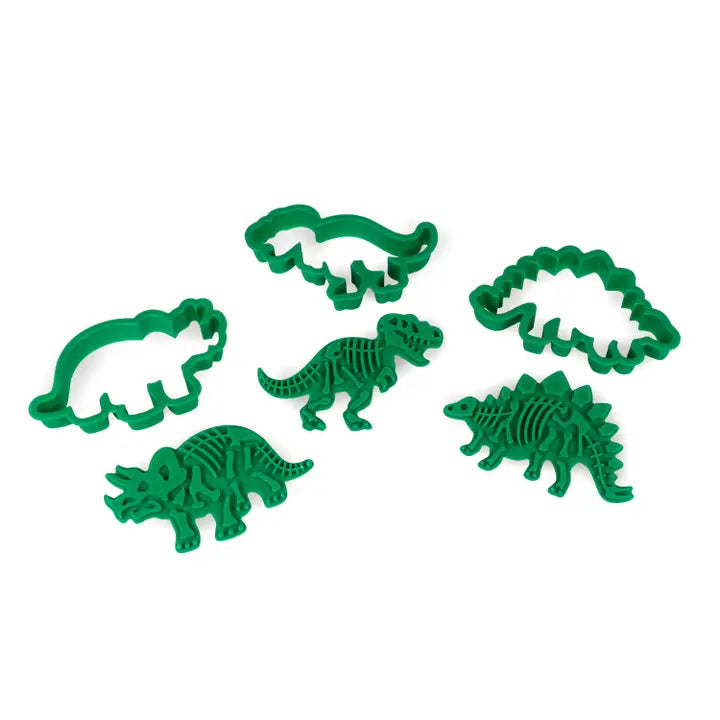 Fossil Fun 6pc Cookie Cutter Stamp Set