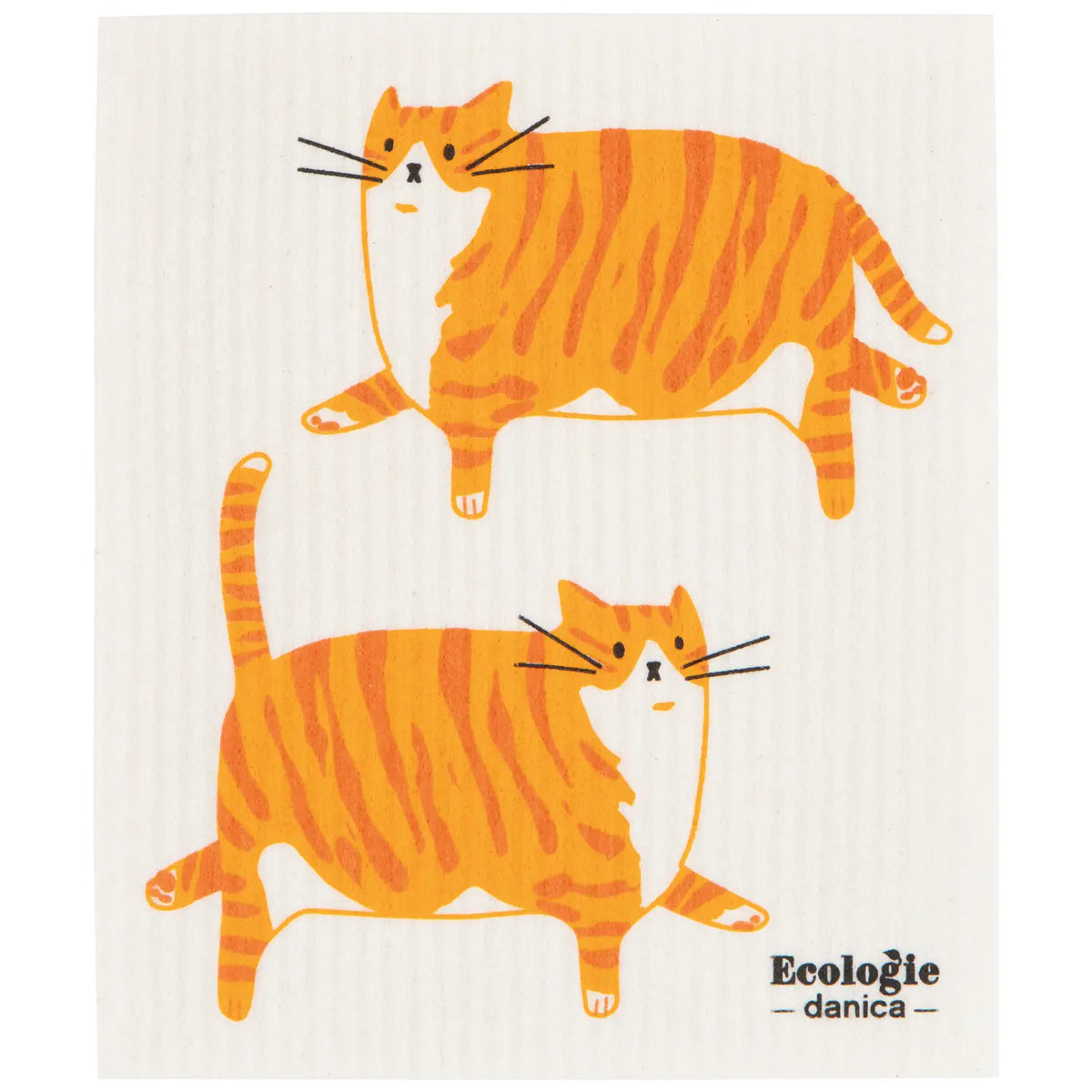 Ginger Cat Swedish Dishcloth