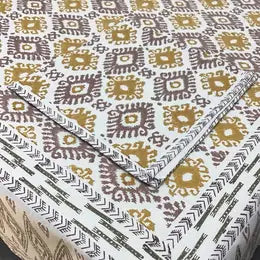 Tablecloth 60x90 Dev Ochre Brown