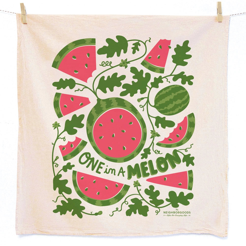 "Summer Salad" Floursack Dish Towel S/2
