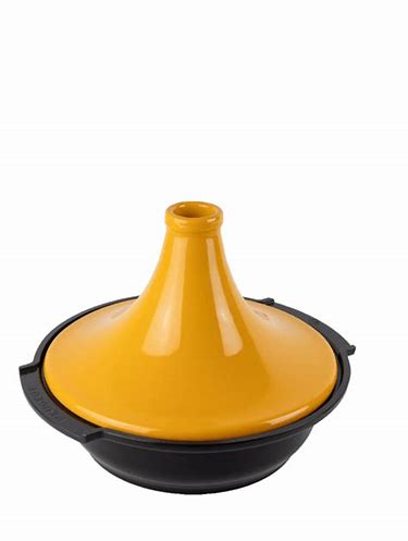 Atlas Tagine SAFFRON YELLOW Ceramic and Aluminum