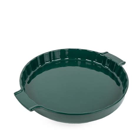 12" Tart Dish Forest Green