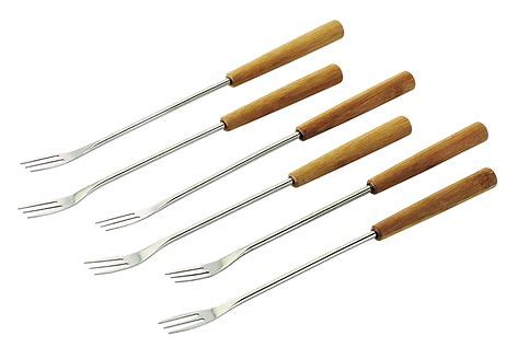 Bamboo Forks Fondue