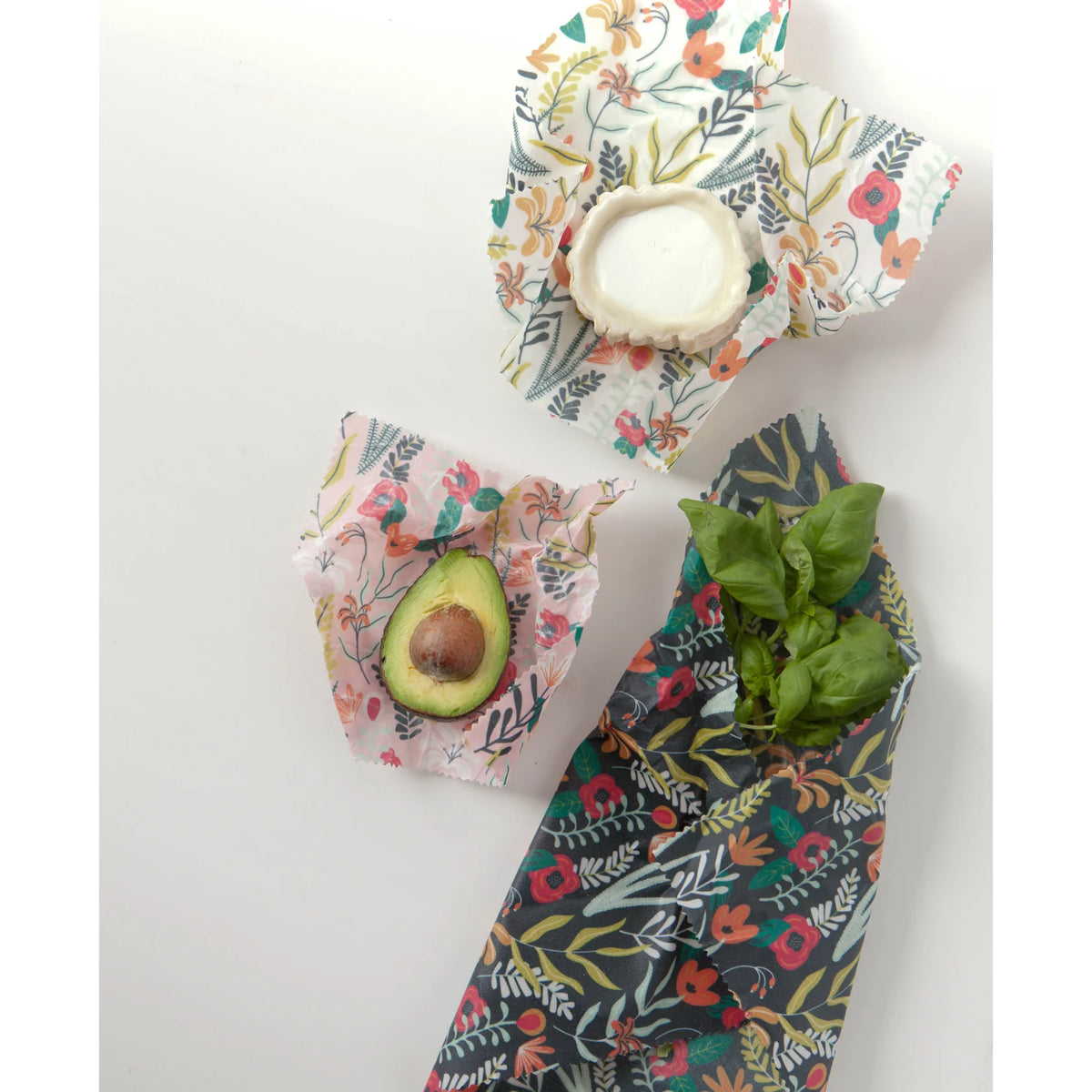 Floral S/3 Beeswax Wrap