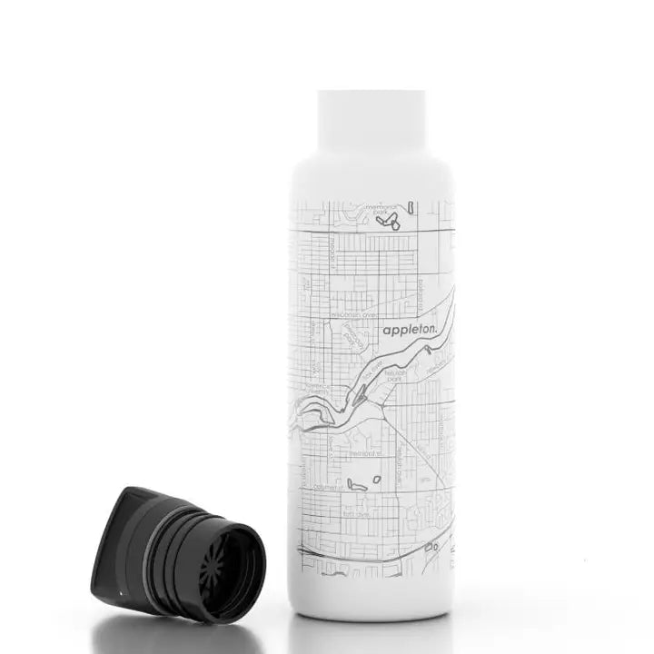 White Ann Arbor 21oz Hydration Bottle