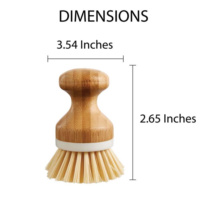 Veg/Dish Brush Bamboo Palm