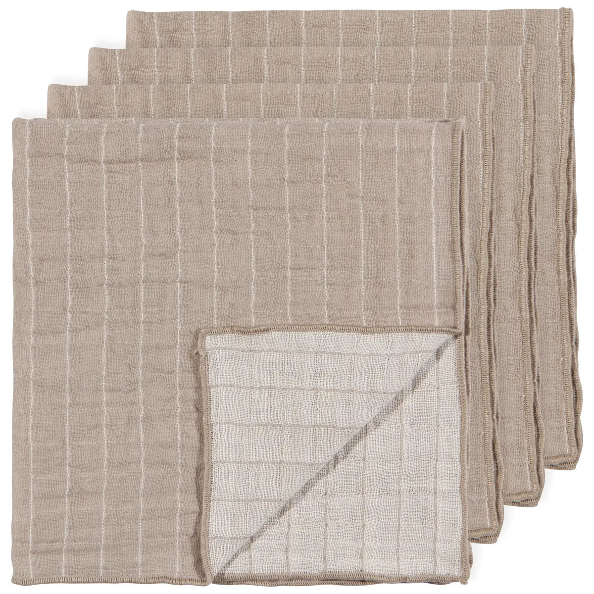 S/4 Double Weave Napkin Dove Gray