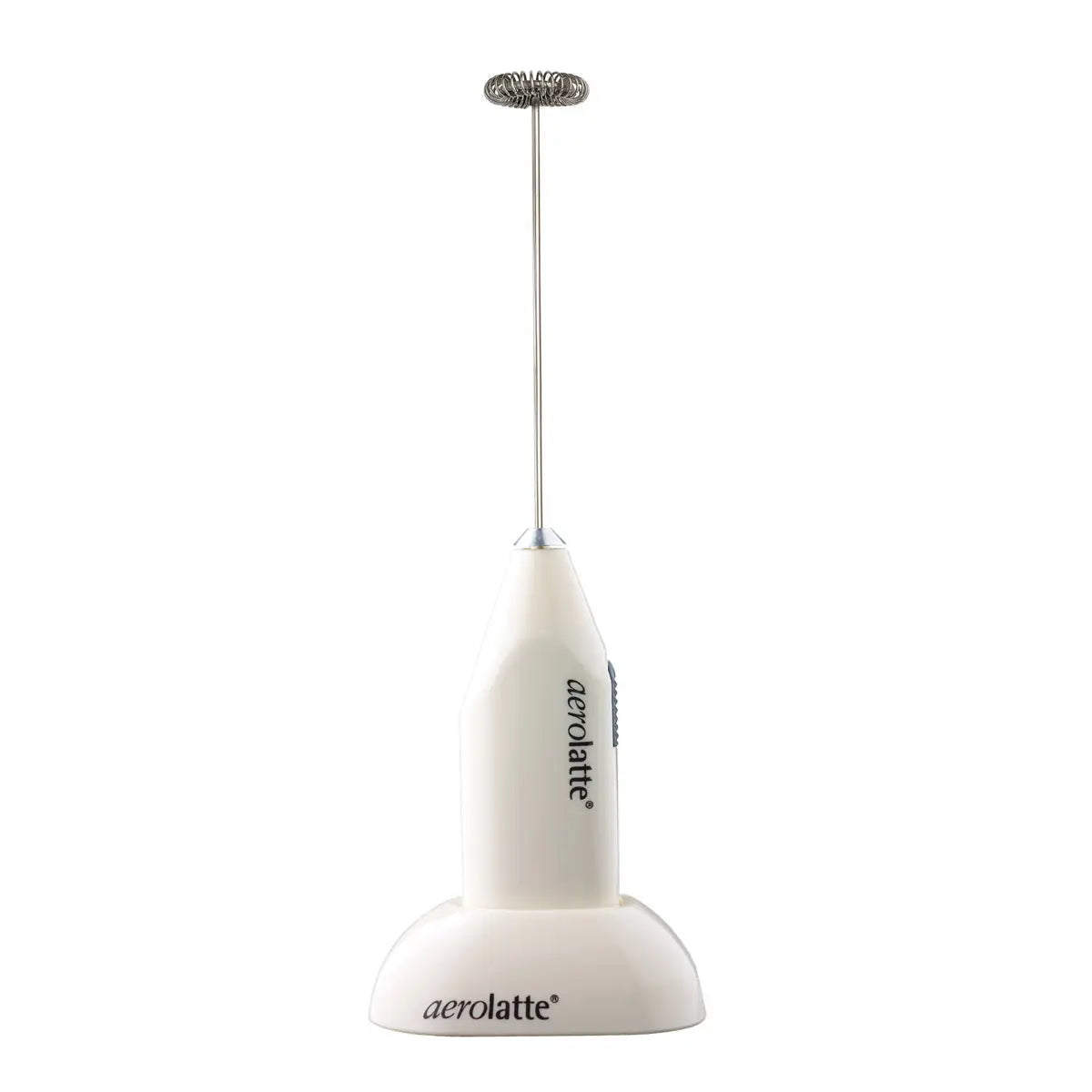 White Aerolatte Milk Frother W/ Stand