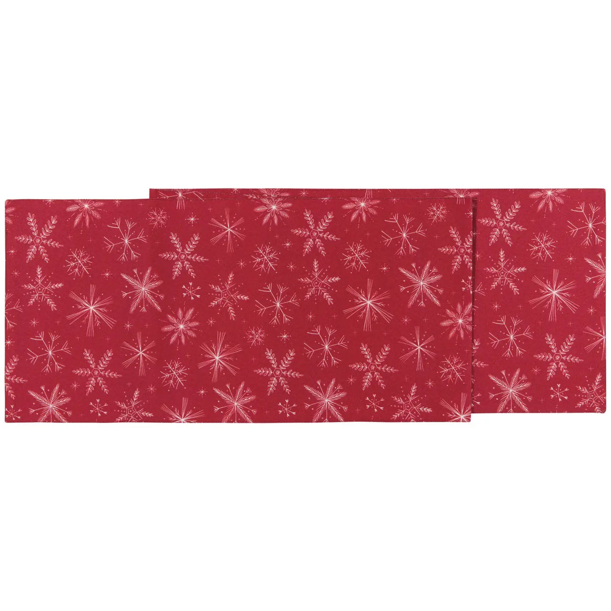 72" Table Runner Clean Coast Snowflakes