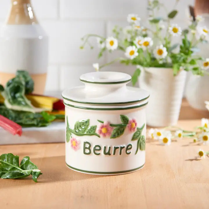Raised Floral Butter Bell