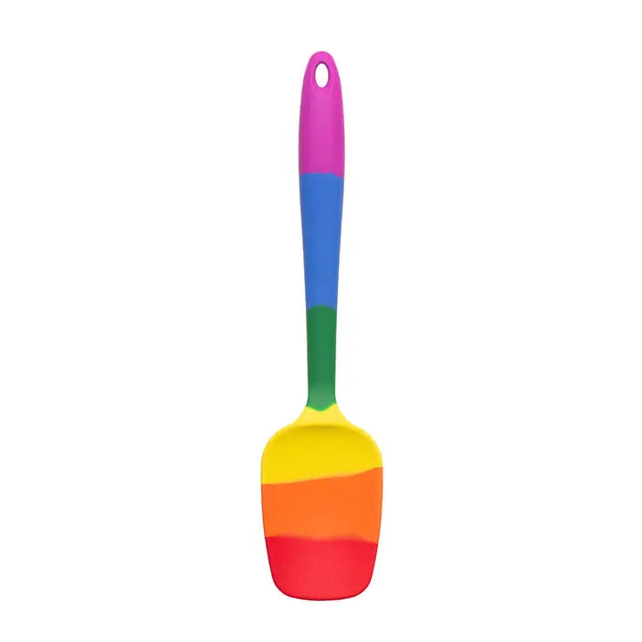 Rainbow 10.5" Silicone Spoon Spatula
