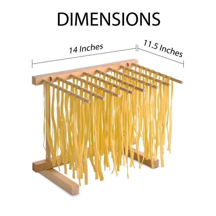 Wooden Pasta Drying Rack