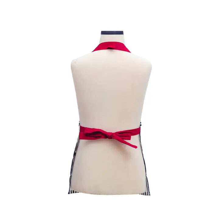 Striped 3 pc Kids Apron, Mitt & Hat Set