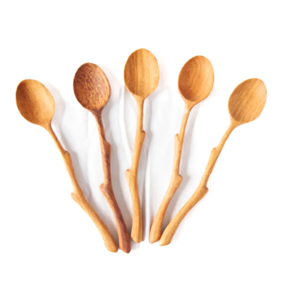 Twig Hand-Carved Wooden Spoon