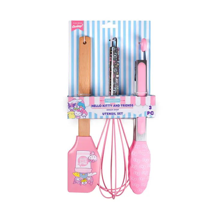 Hello Kitty 3pc Utensil Set