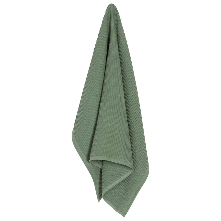 Dishtowel Elm Green Ripple
