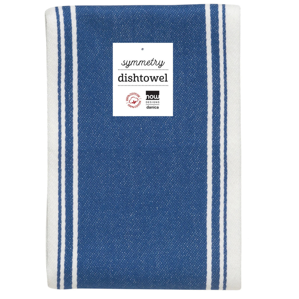 Symmetry Dishtowel Royal Blue