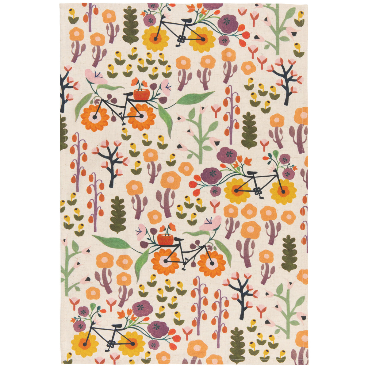 S/2 Petal Power Dishtowels