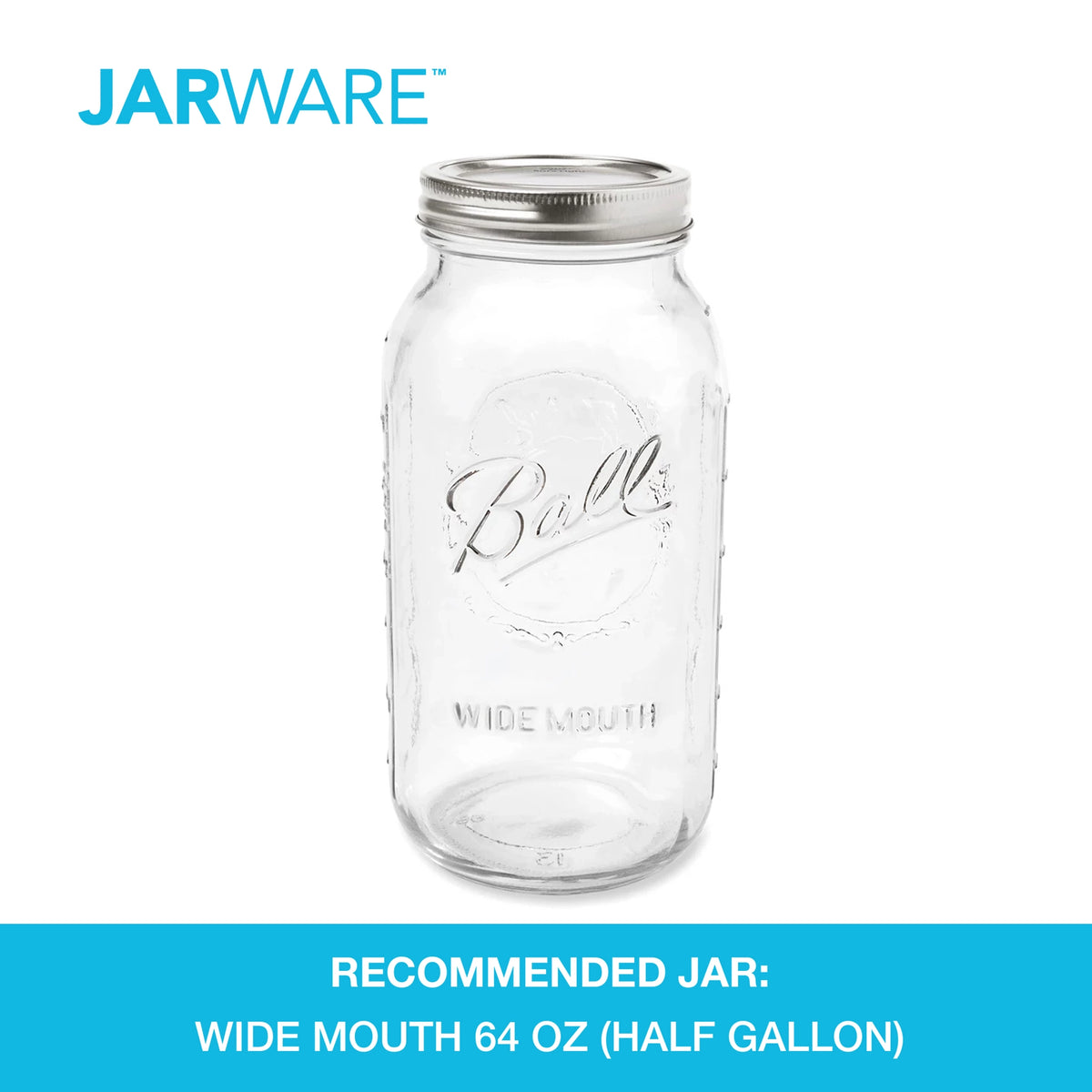 Jarware Cold Brew Tea Infuser, Wide Mouth