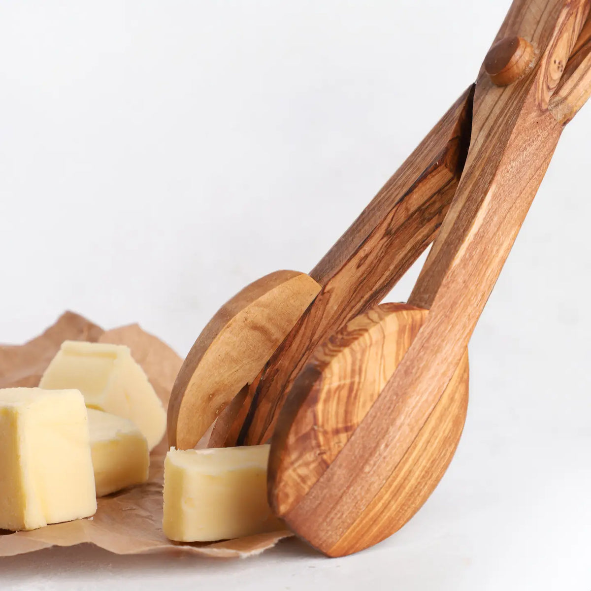 Olivewood Table Salad Tongs