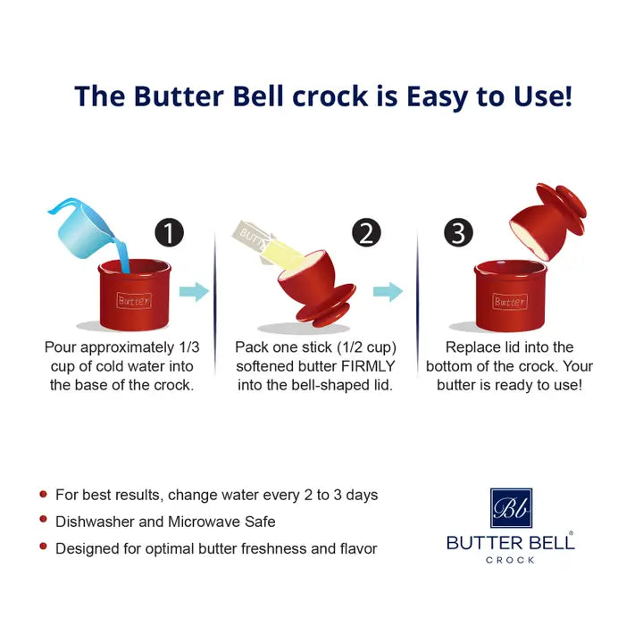 Red Matte Butter Bell