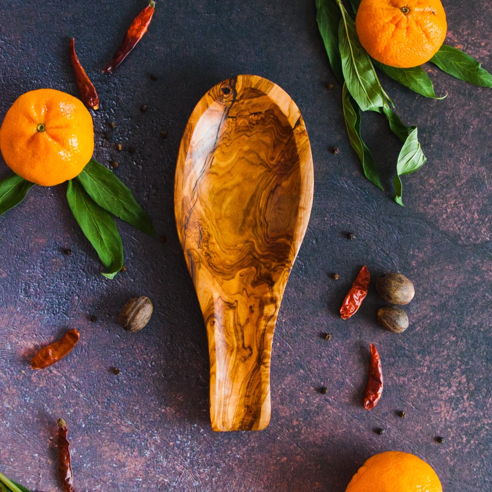 Olive Wood Spoon Rest