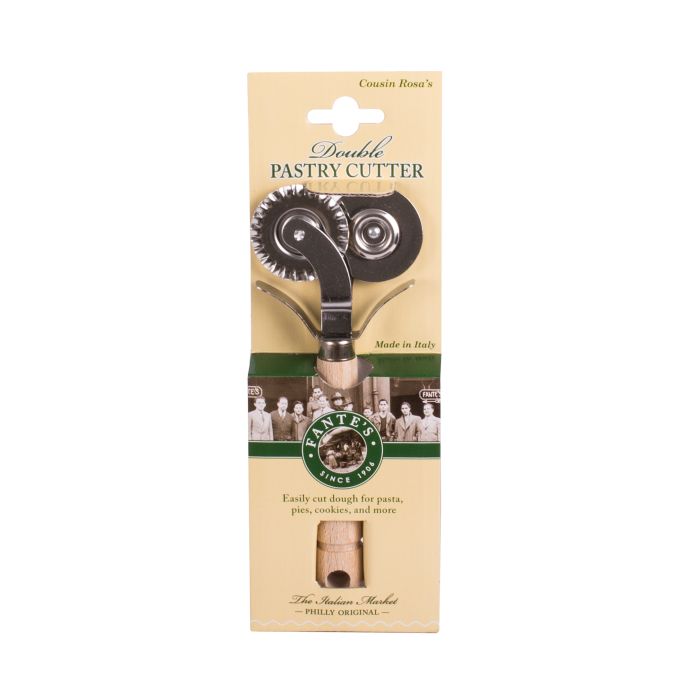 CR Pastry Pasta Cutter Double Wheel