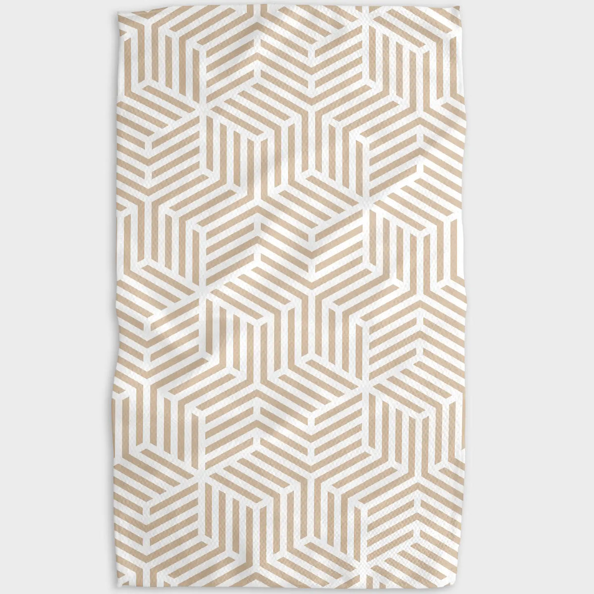 Stacked Cubes Tea Towel