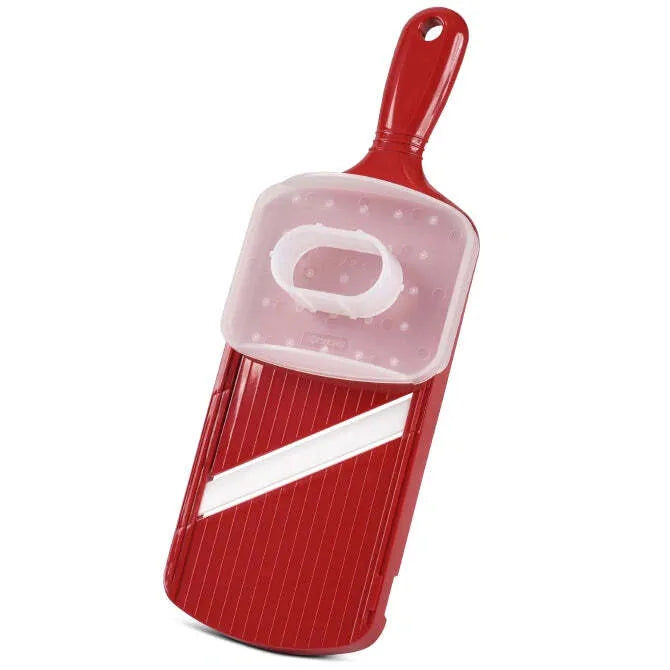 Mandoline Adjustable Slicer, Handheld, Red