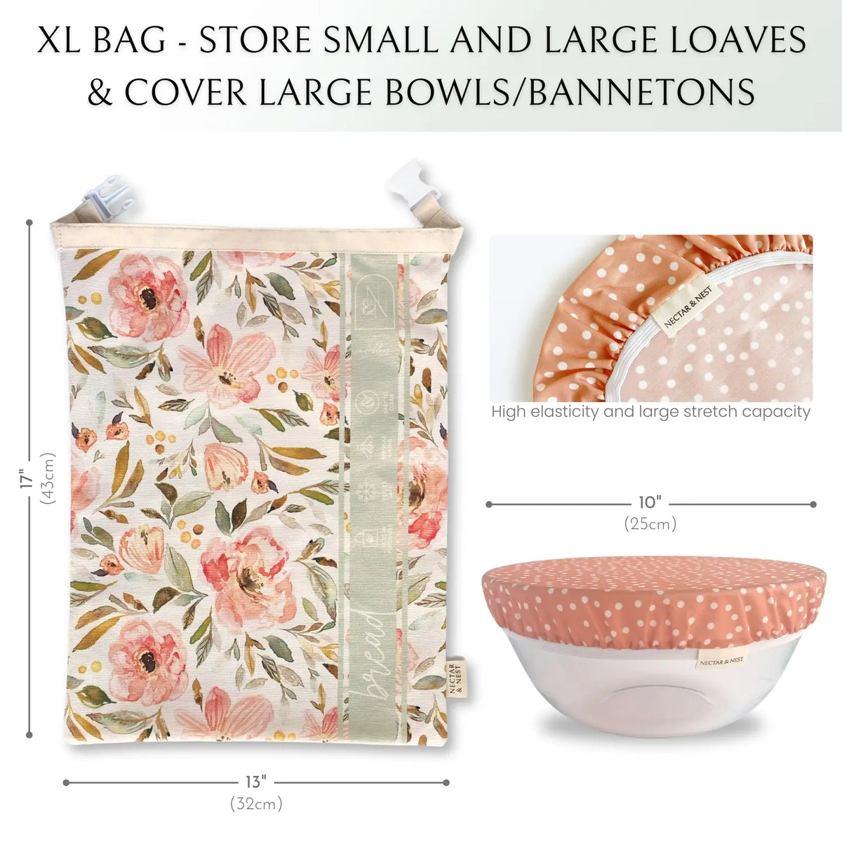 Bread Bag & Dough Riser Cover