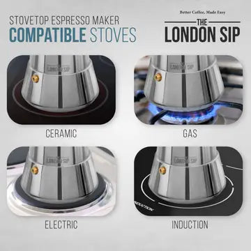 9C London Sip Glass Espresso Maker