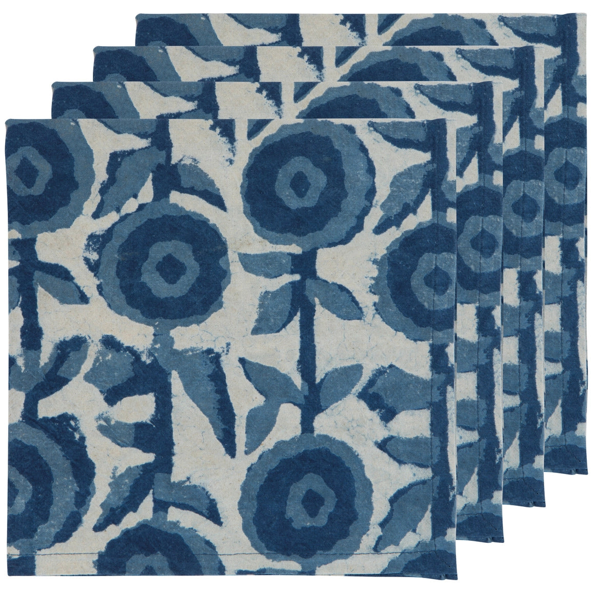 Gilia S/4 Block Print Napkins