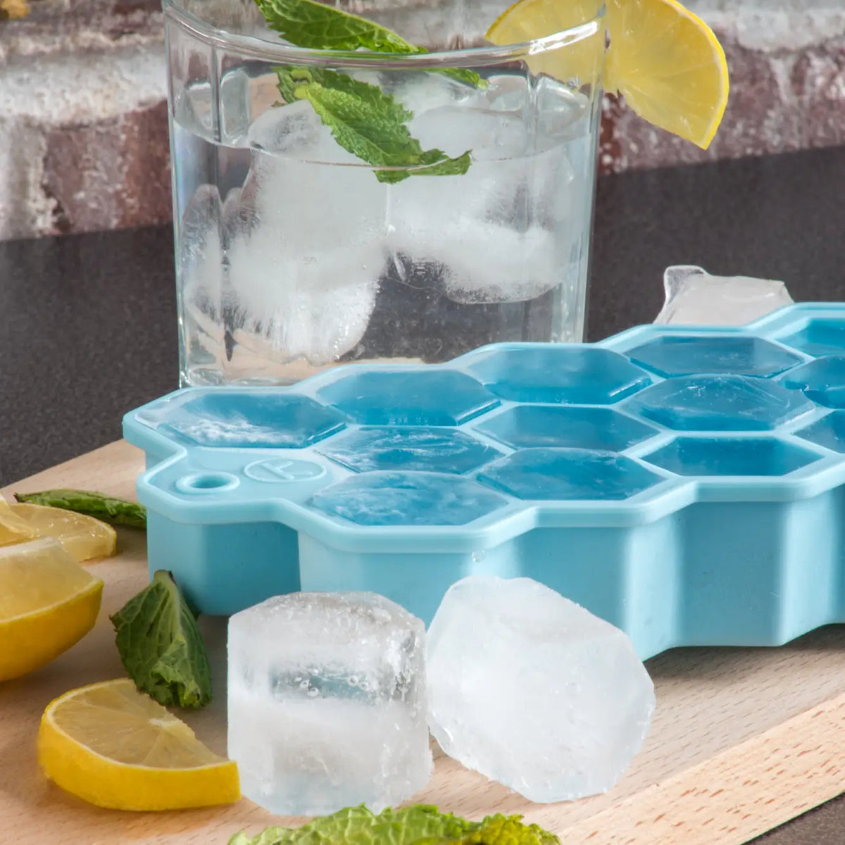 Silicone Hex Ice Cube Tray 7.75"x4.25"