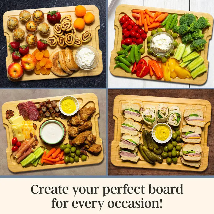 Flip, Serve, Store Rectangular Charcuterie