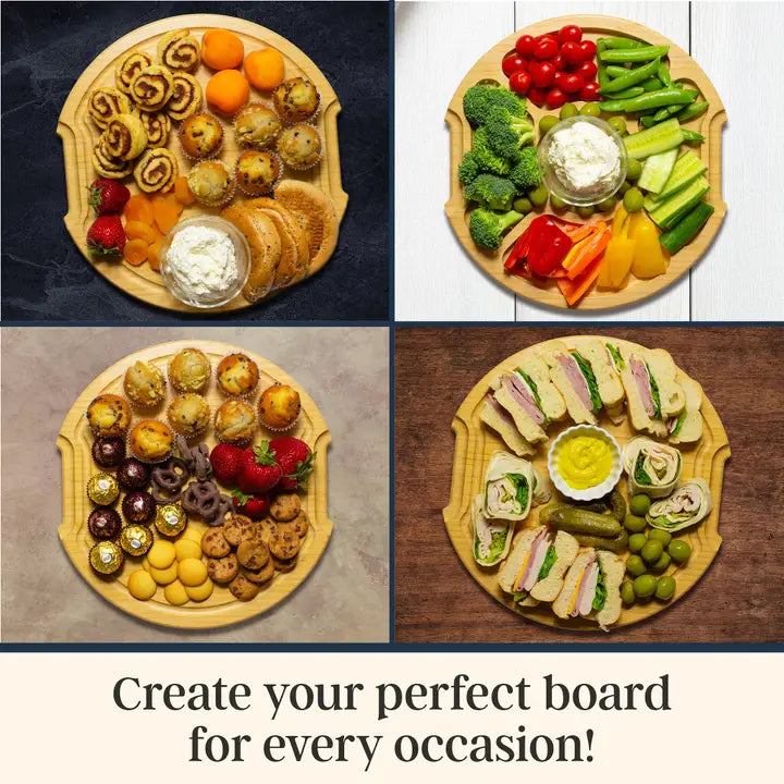 Flip, Serve, Store Round Charcuterie