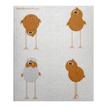 Swedish Dishcloth, Funny Chickens