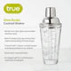 Glass 13.5oz Recipe Shaker