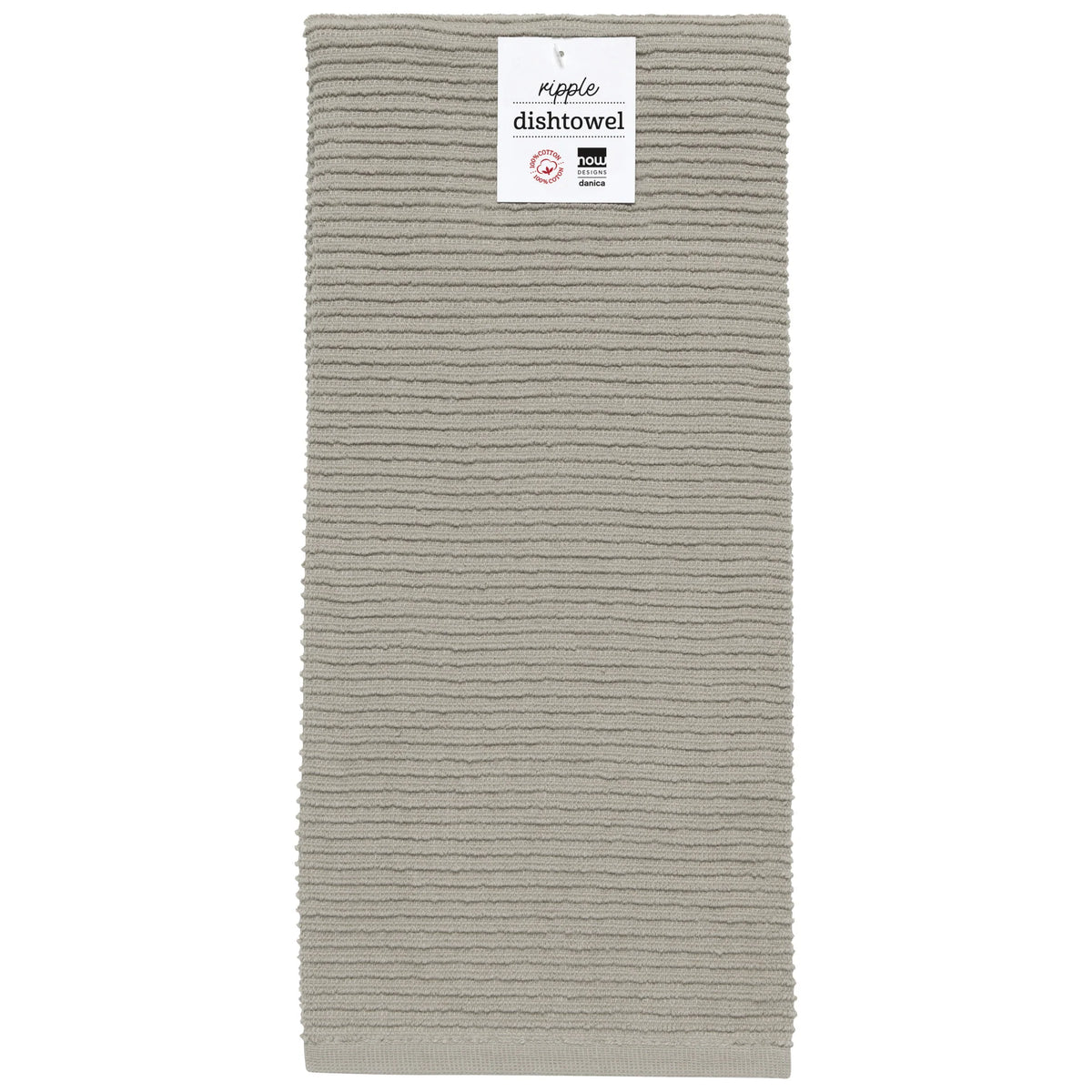 Dishtowel London Gray Ripple