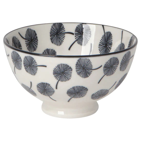 Gray Dandelion 4" Bowl