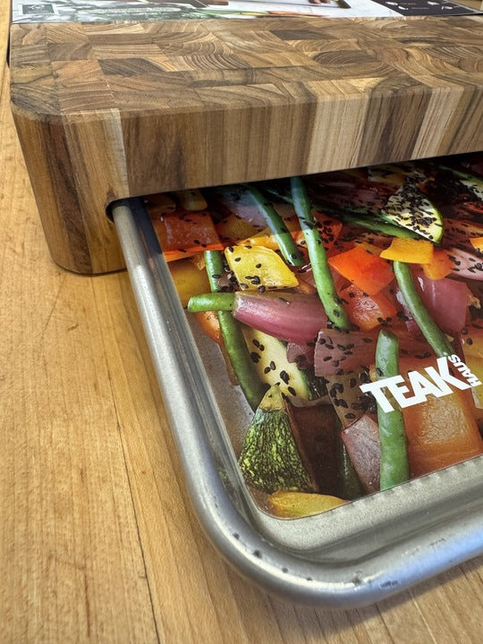 End Grain 12x11 Prep-To-Quarter Sheet Pan & Board