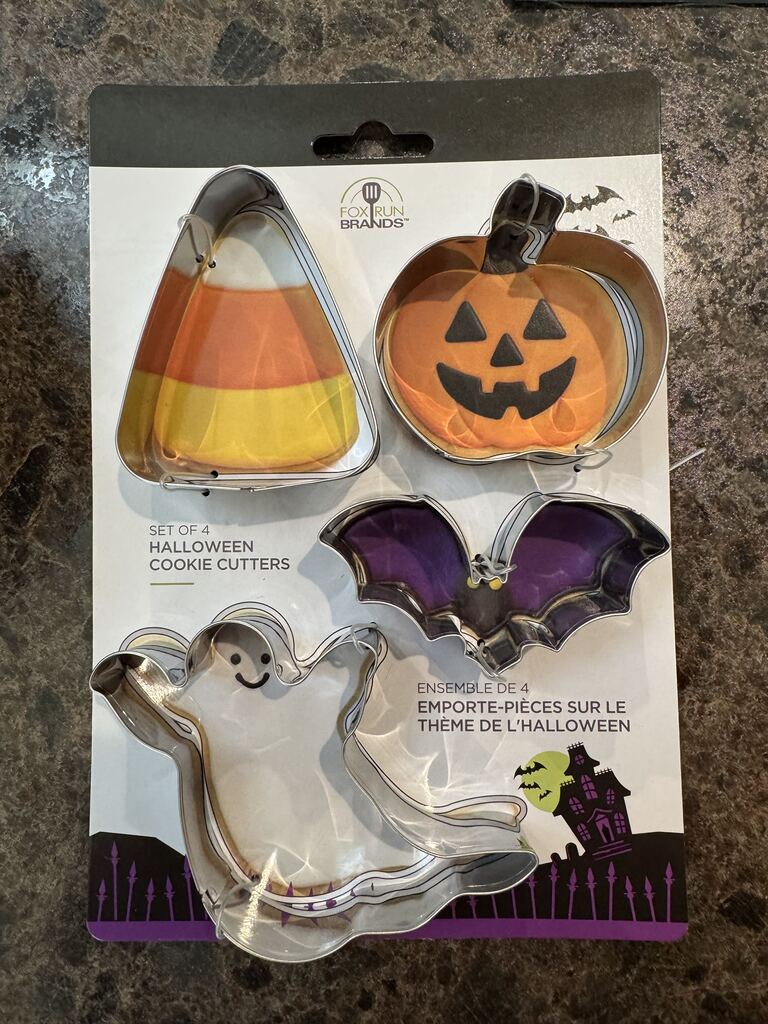 3" S/4 Halloween Cookie Cutters
