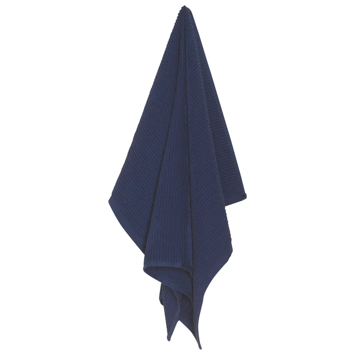 Dishtowel Indigo Ripple