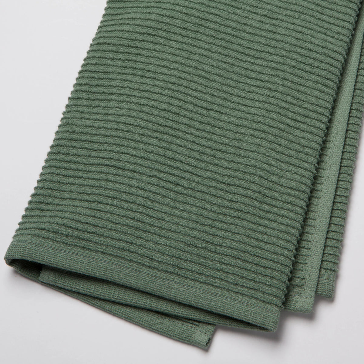 Dishtowel Elm Green Ripple