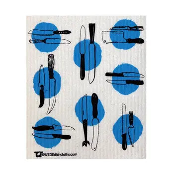 Swedish Dishcloth, Kitchen Knives