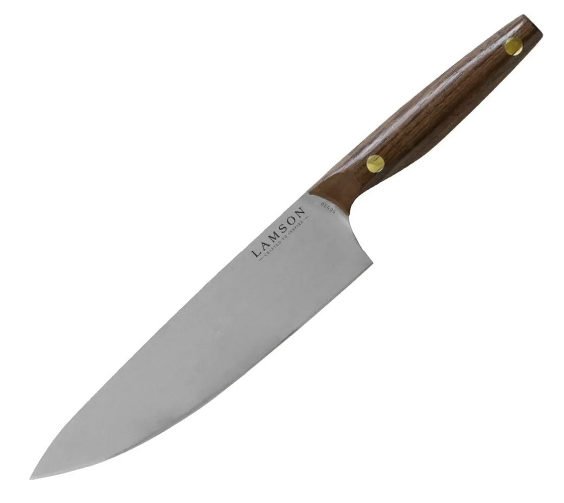 Vintage 8" Walnut Chef Knife