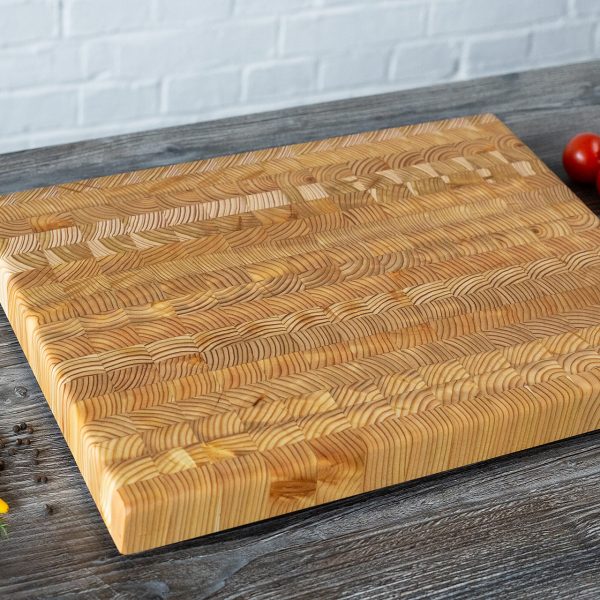 Medium Premium Board 17.75" x 13.5" x 1.6" Larch Wood