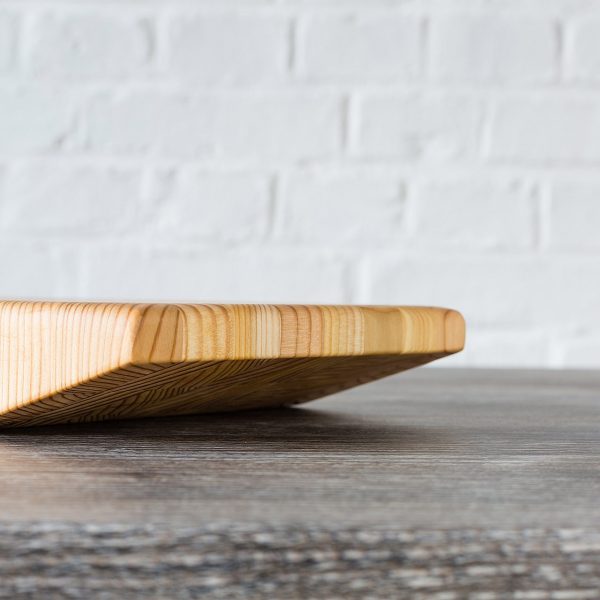 Ki Small Serving Board 16" x 6.25" x 1.5", Premium Larch Wood