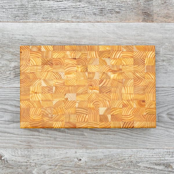 Large One Hander Board 15" x 9.5" x 1.25", Premium Larch Wood
