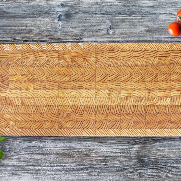 Buffet Board 21.5" x 9.5" x 2.5", Premium Larch Wood